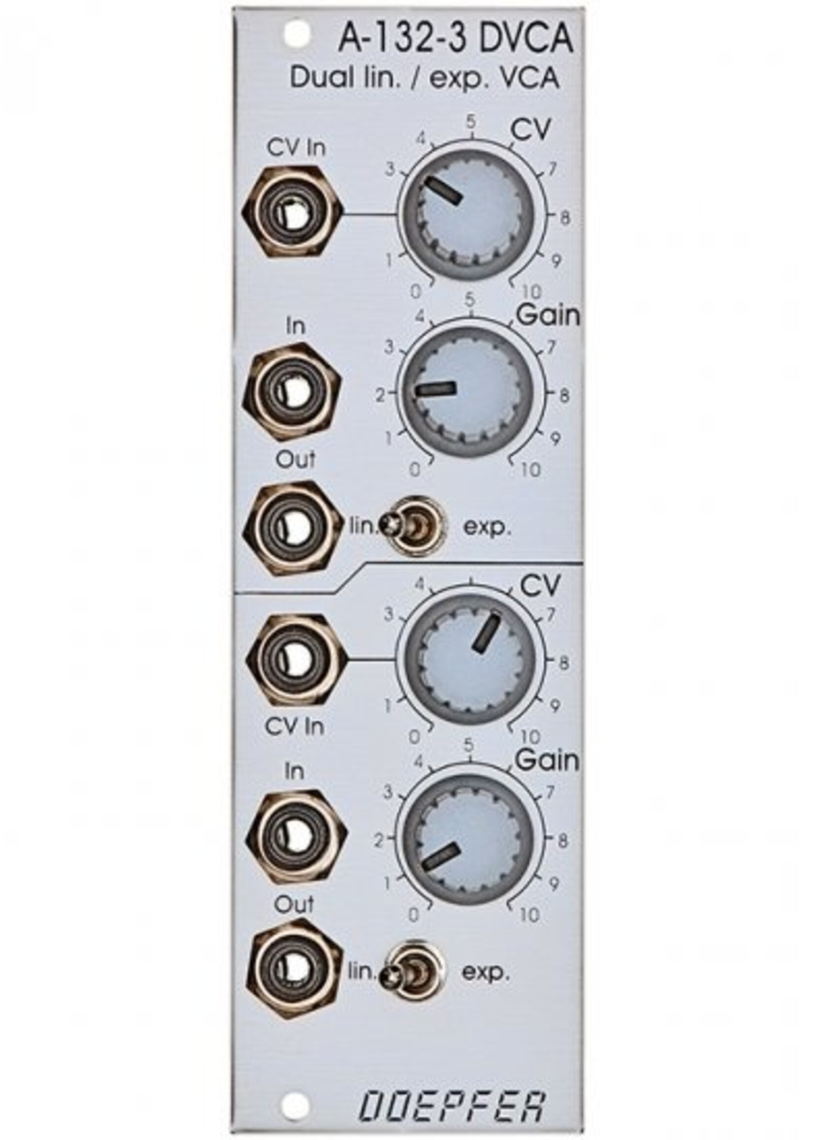 Doepfer  A-132-3 Dual linear/exponential VCA