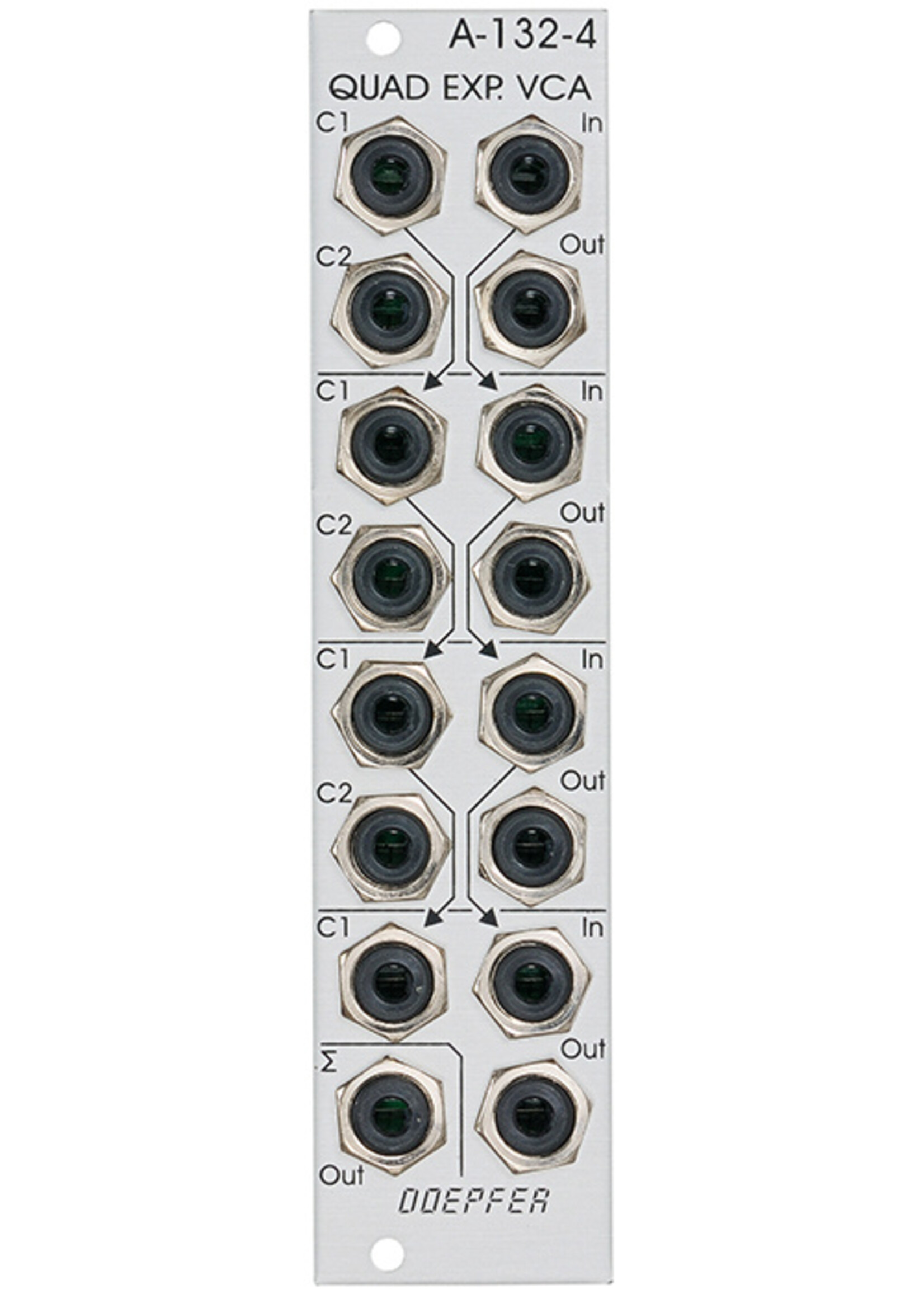 Doepfer A-132-4 Quad exponential VCA / Mixer