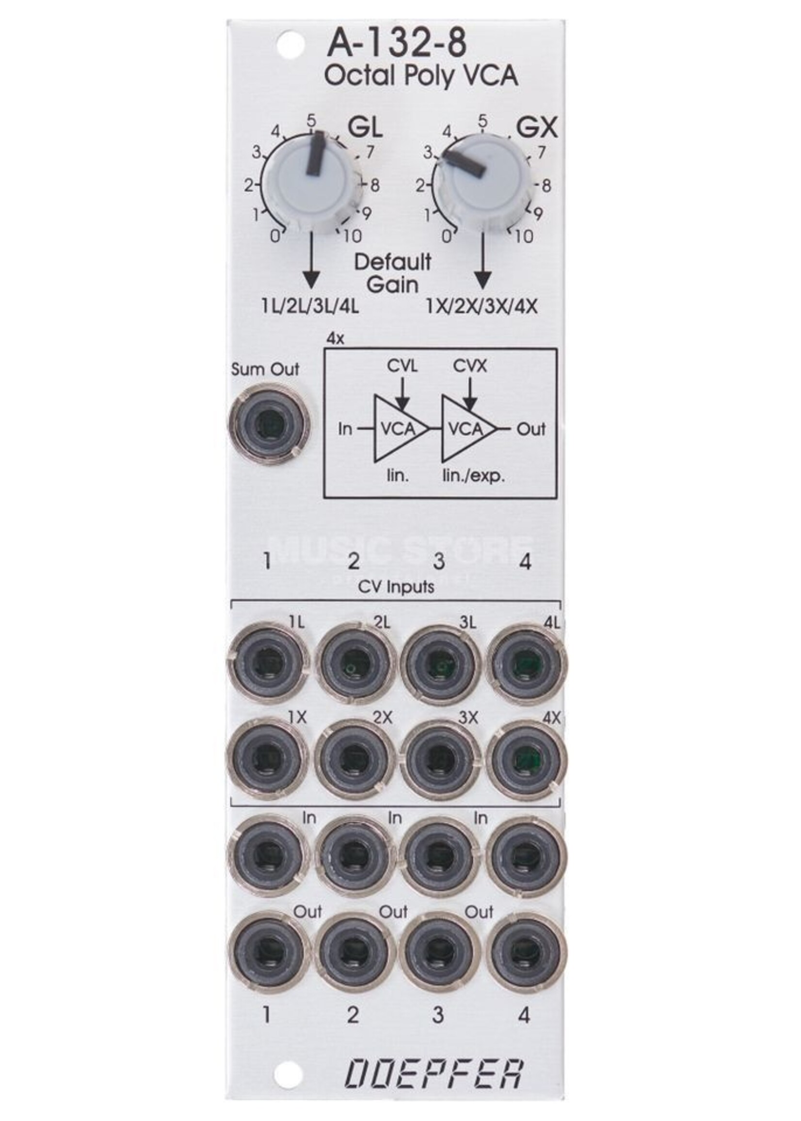 Doepfer A-132-8 Octal VCA