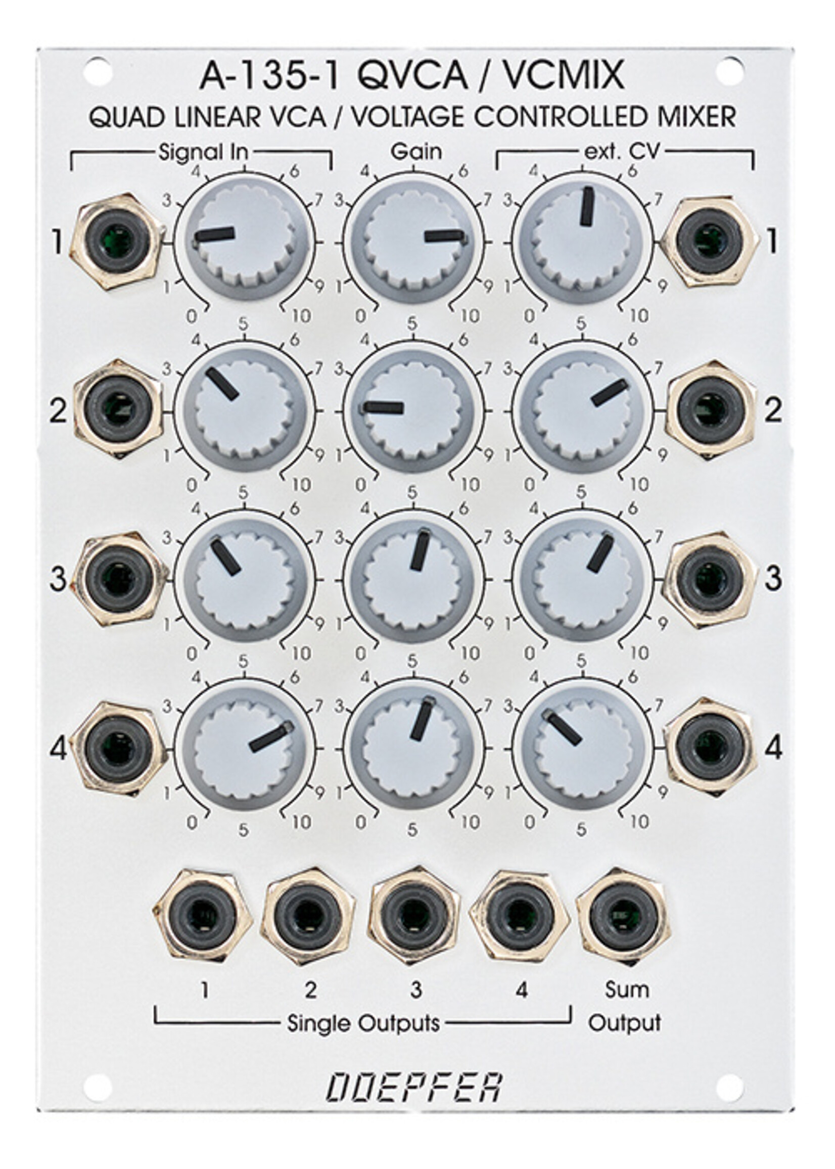 Doepfer A-135-1 Voltage Controlled Mixer