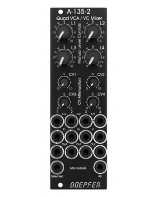 Doepfer A-135-2V Mini Quad VCA/Mixer Vintage Edition