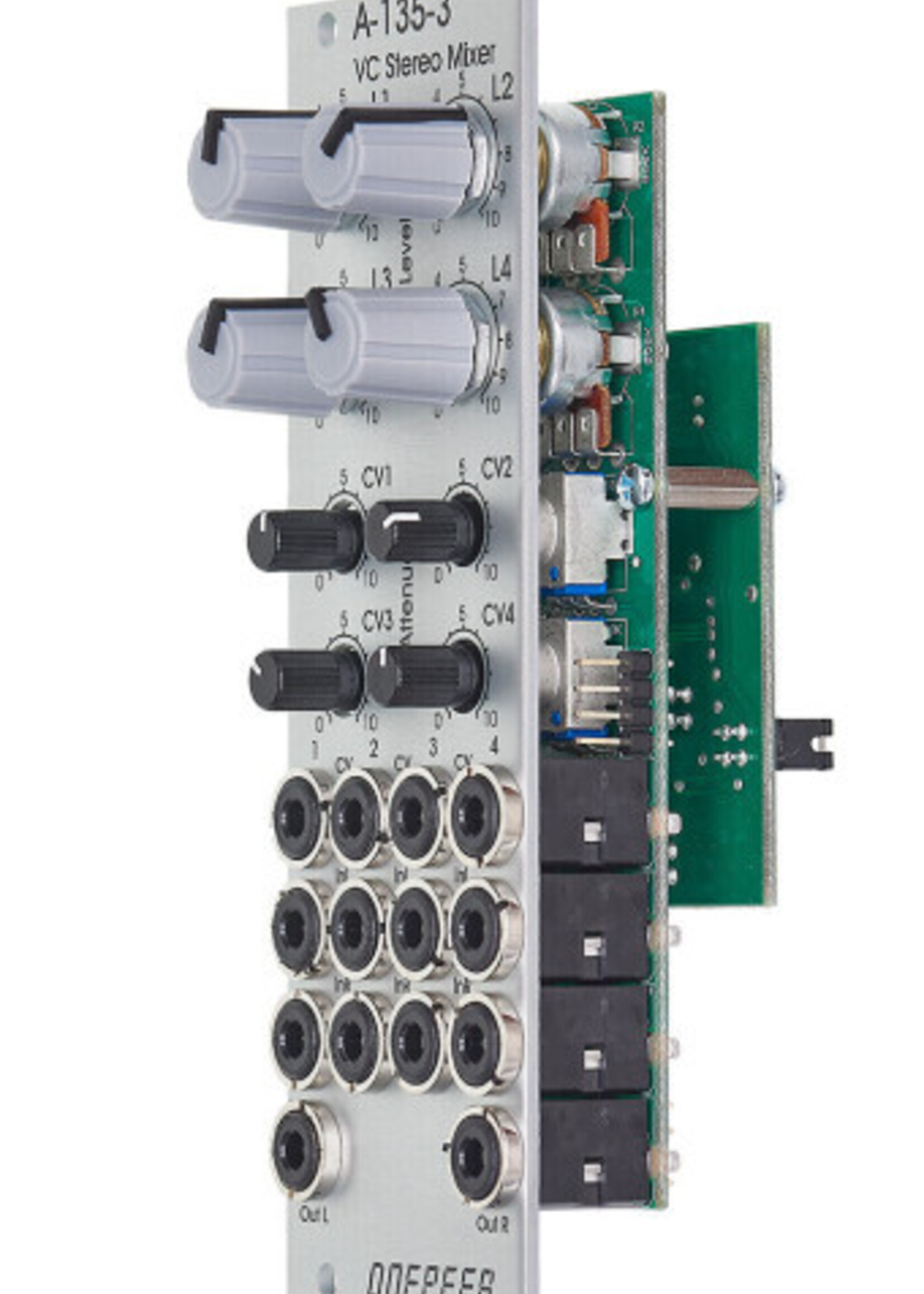Doepfer A-135-3 Voltage Controlled Stereo Mixer (Slim Line Series)
