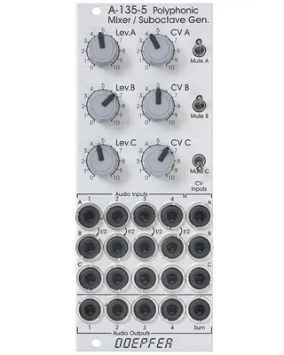 Doepfer A-135-5 Polyphonic Mixer