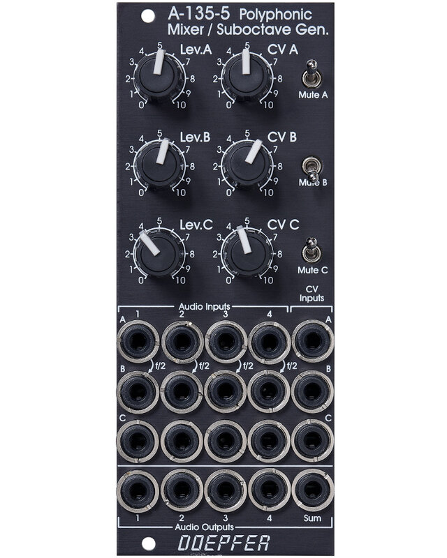 Doepfer A-135-5V Polyphonic Mixer Vintage Edition