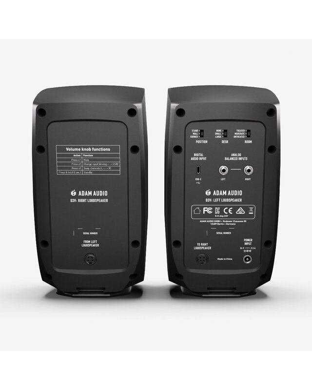 Adam Audio D3V Black