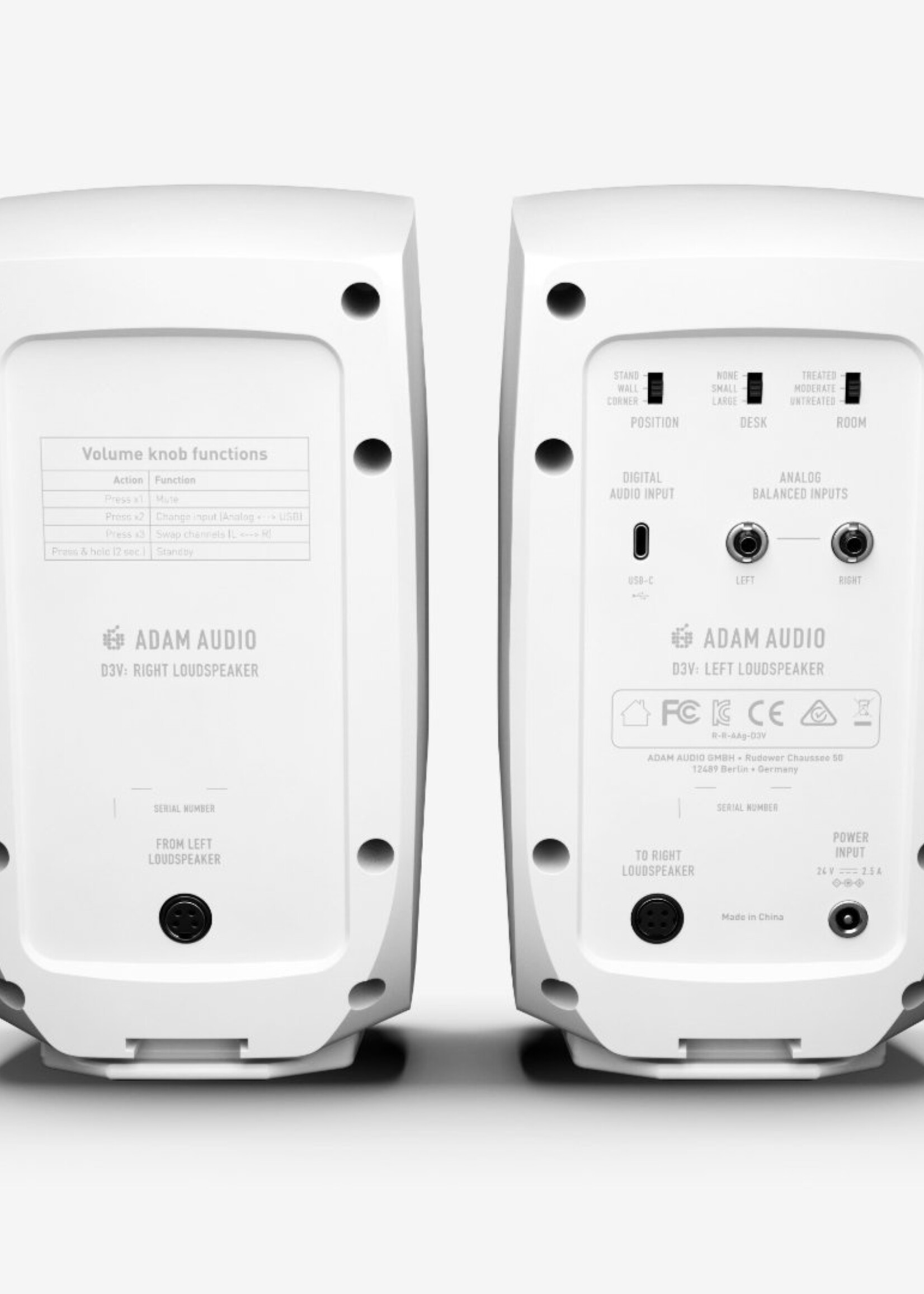 Adam Audio D3V White