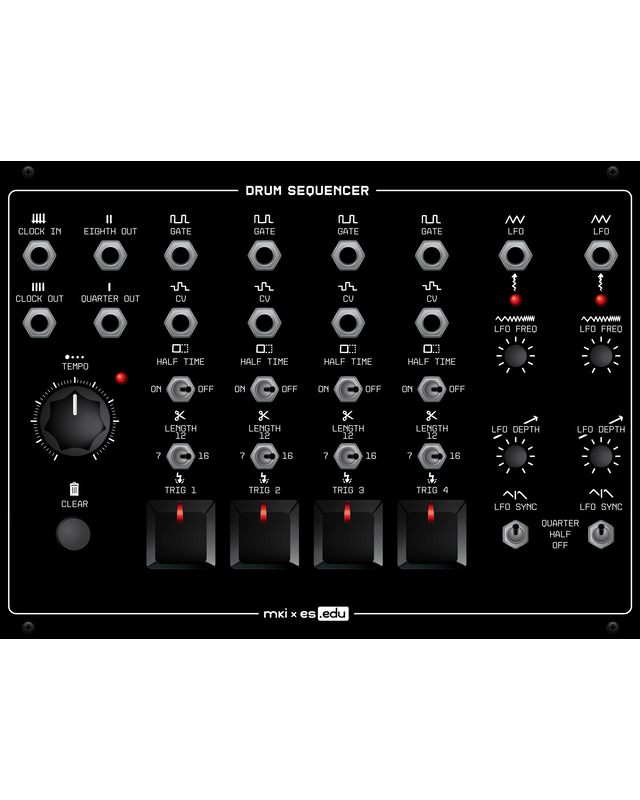 Erica Synths EDU DIY Drum Sequencer