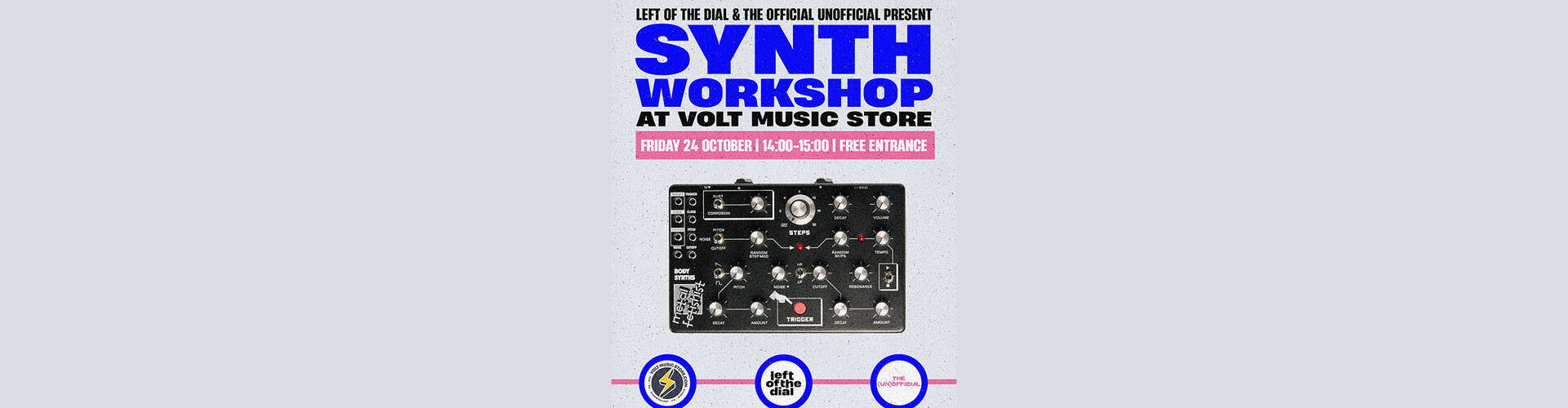 Synth Workshop @ Volt Music Store