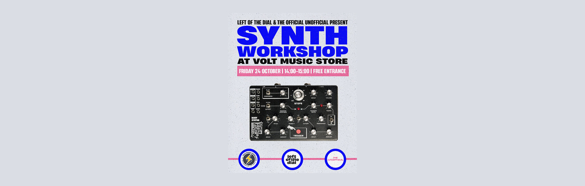 Synth Workshop @ Volt Music Store