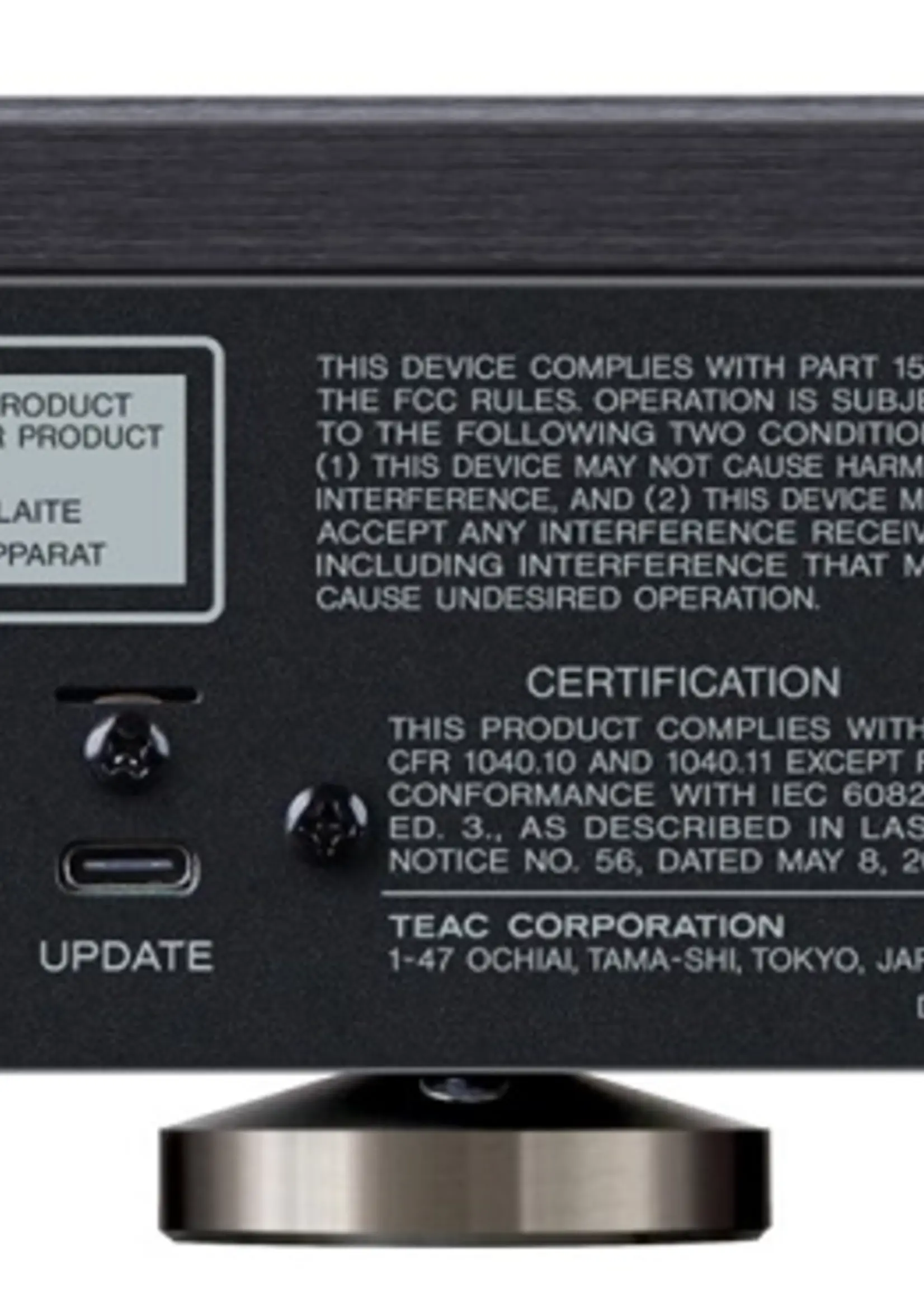 Teac PD-507T CD Transport Black