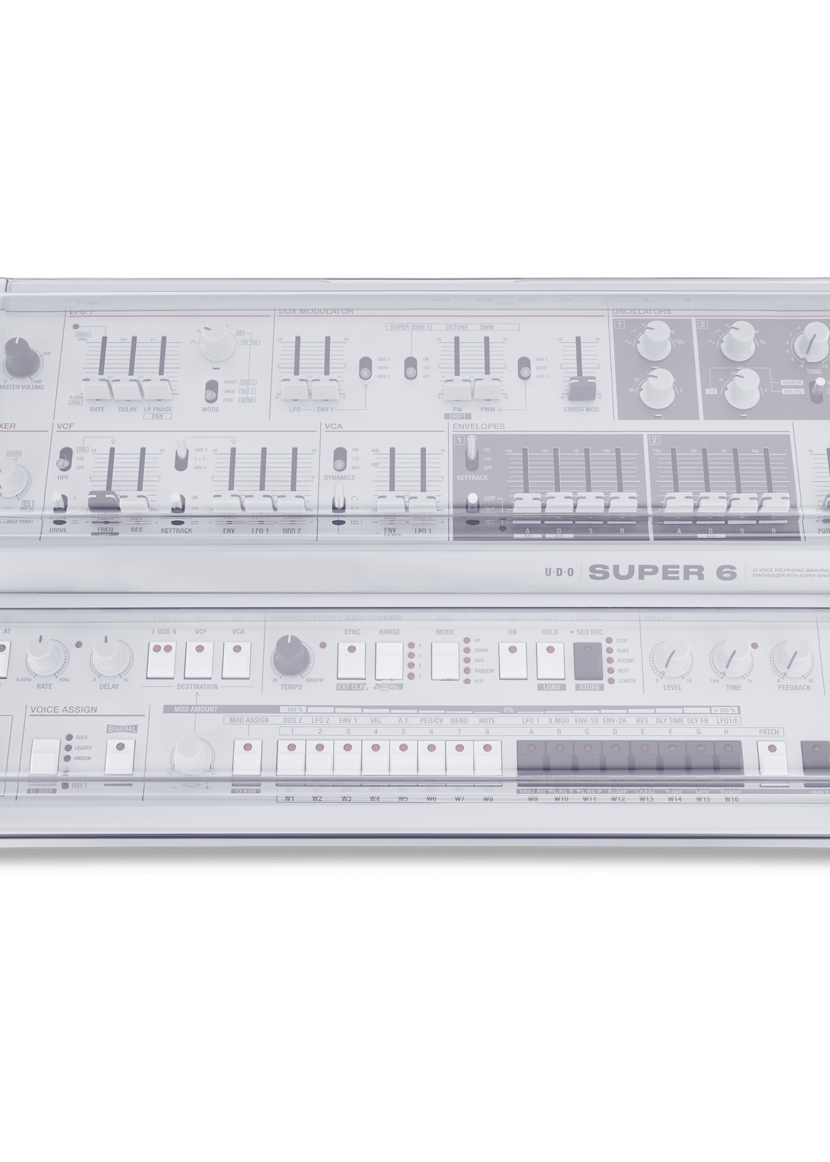 Decksaver UDO Audio Super 6 Desktop cover