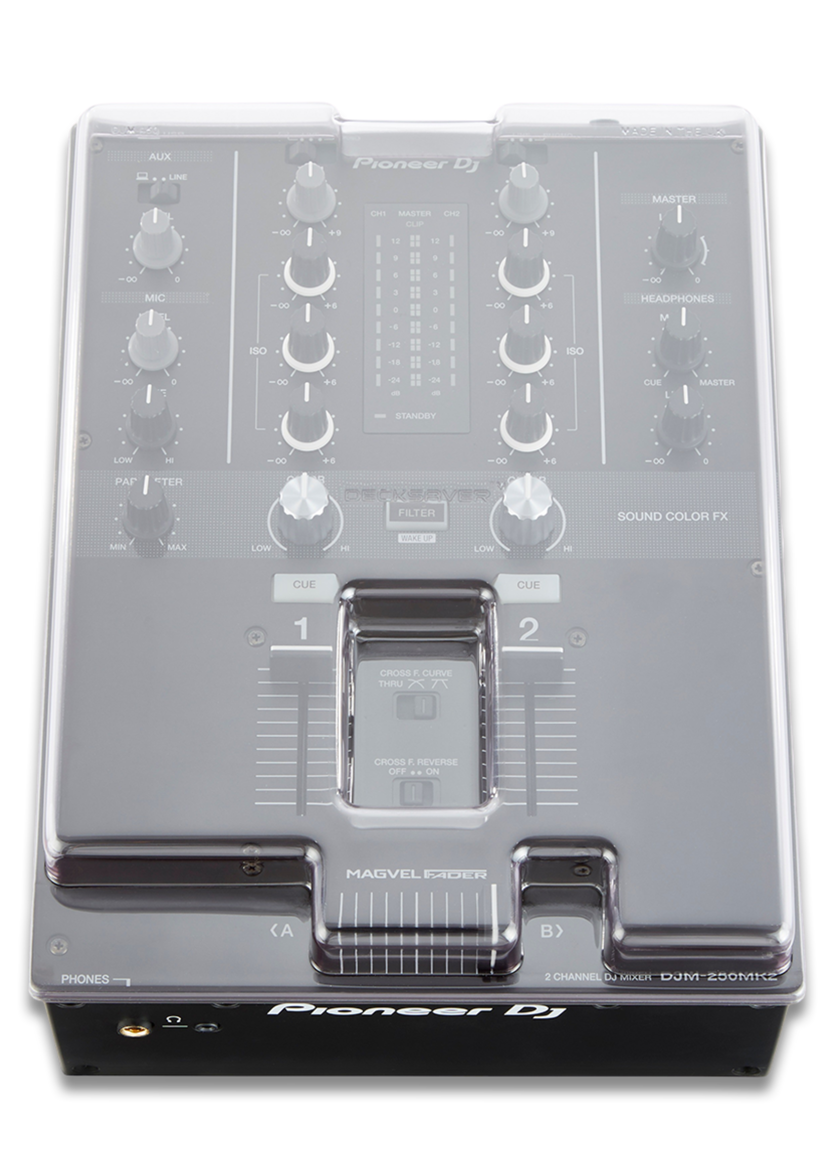 Decksaver Pioneer DJM-250 MKII & DJM-450 cover