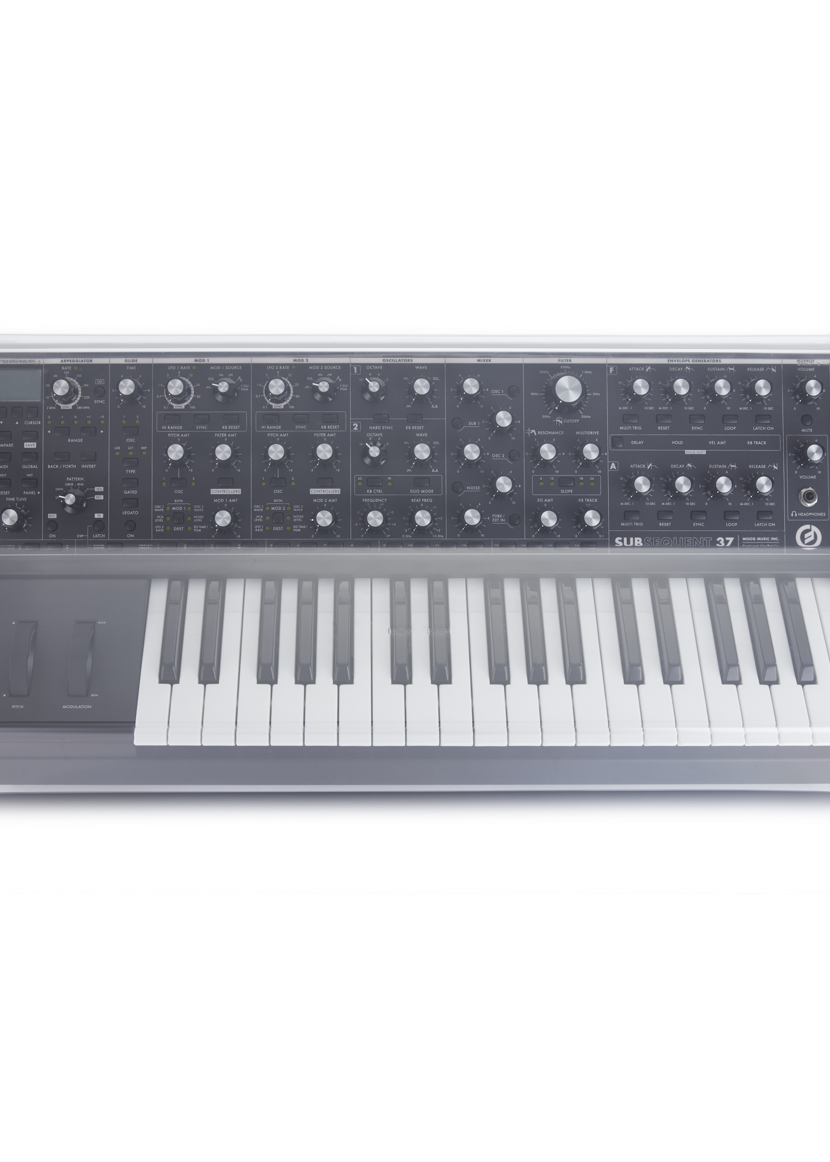 Decksaver Moog SUB-37 cover