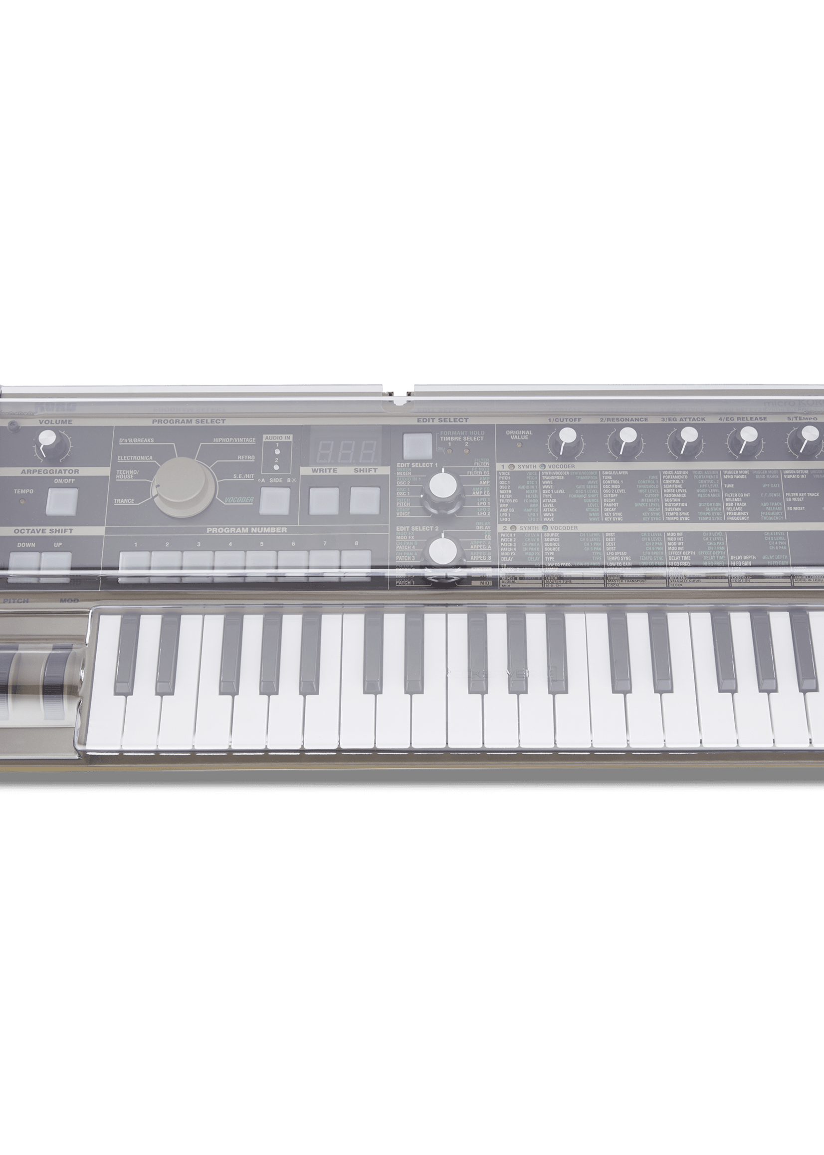 Decksaver Korg Microkorg & Microkorg S cover