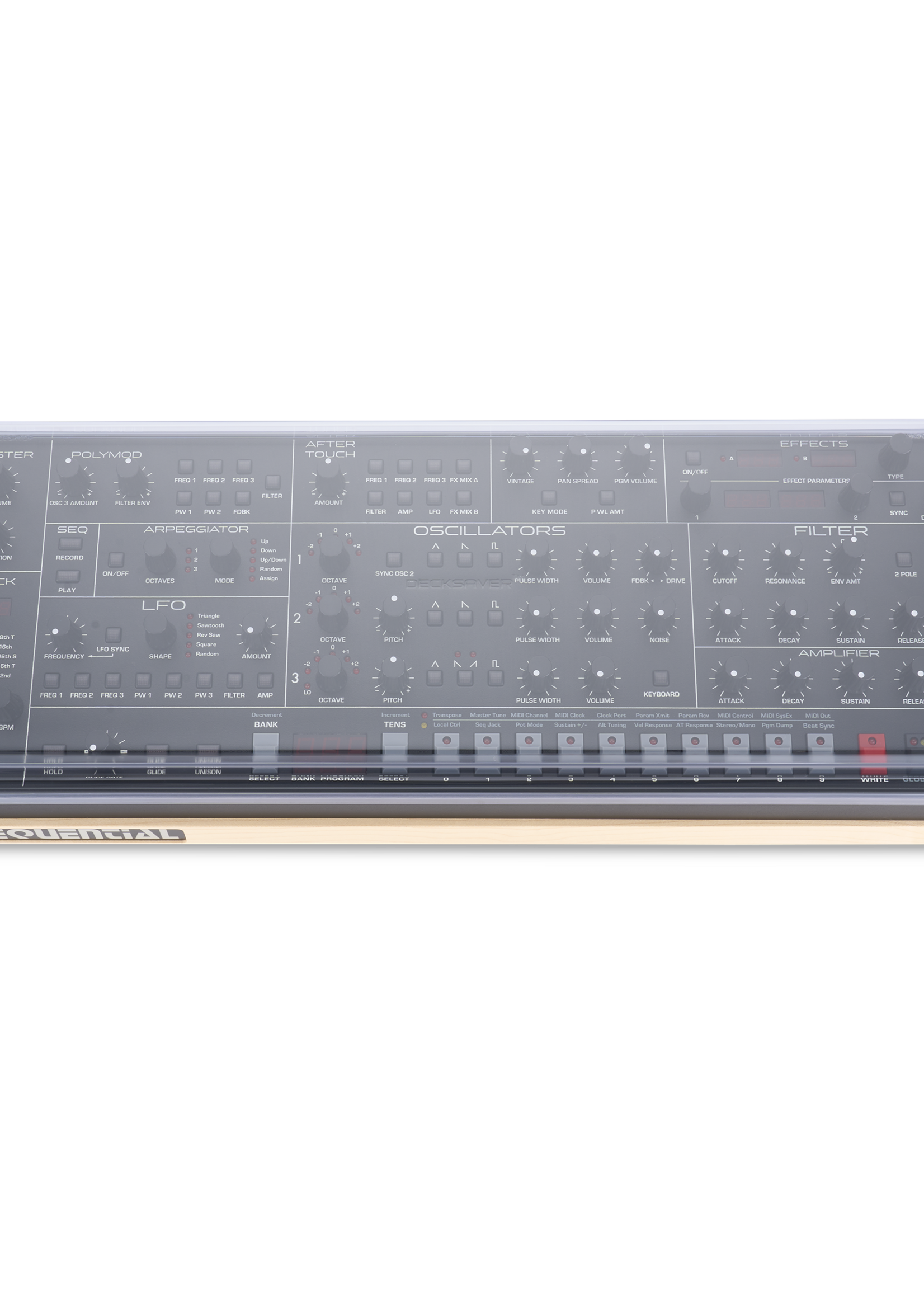 Decksaver SEQUENTIAL TRIGON-6 DESKTOP COVER