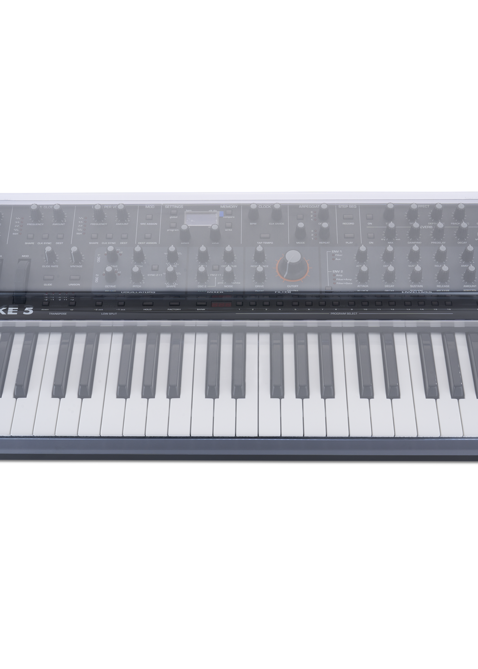 Decksaver Sequential Take 5 & Oberheim TEO-5 cover