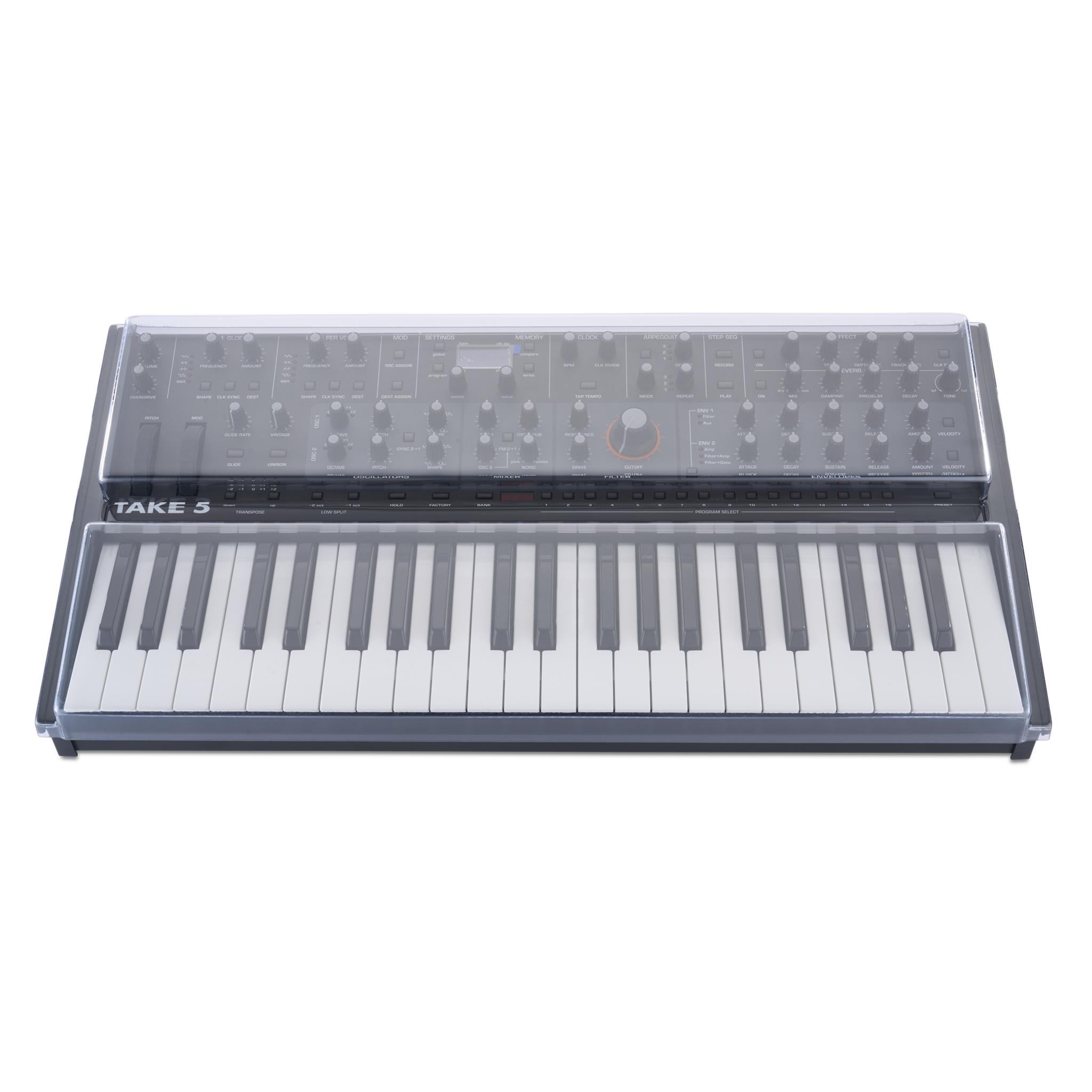 Decksaver Sequential Take 5 & Oberheim TEO-5 cover