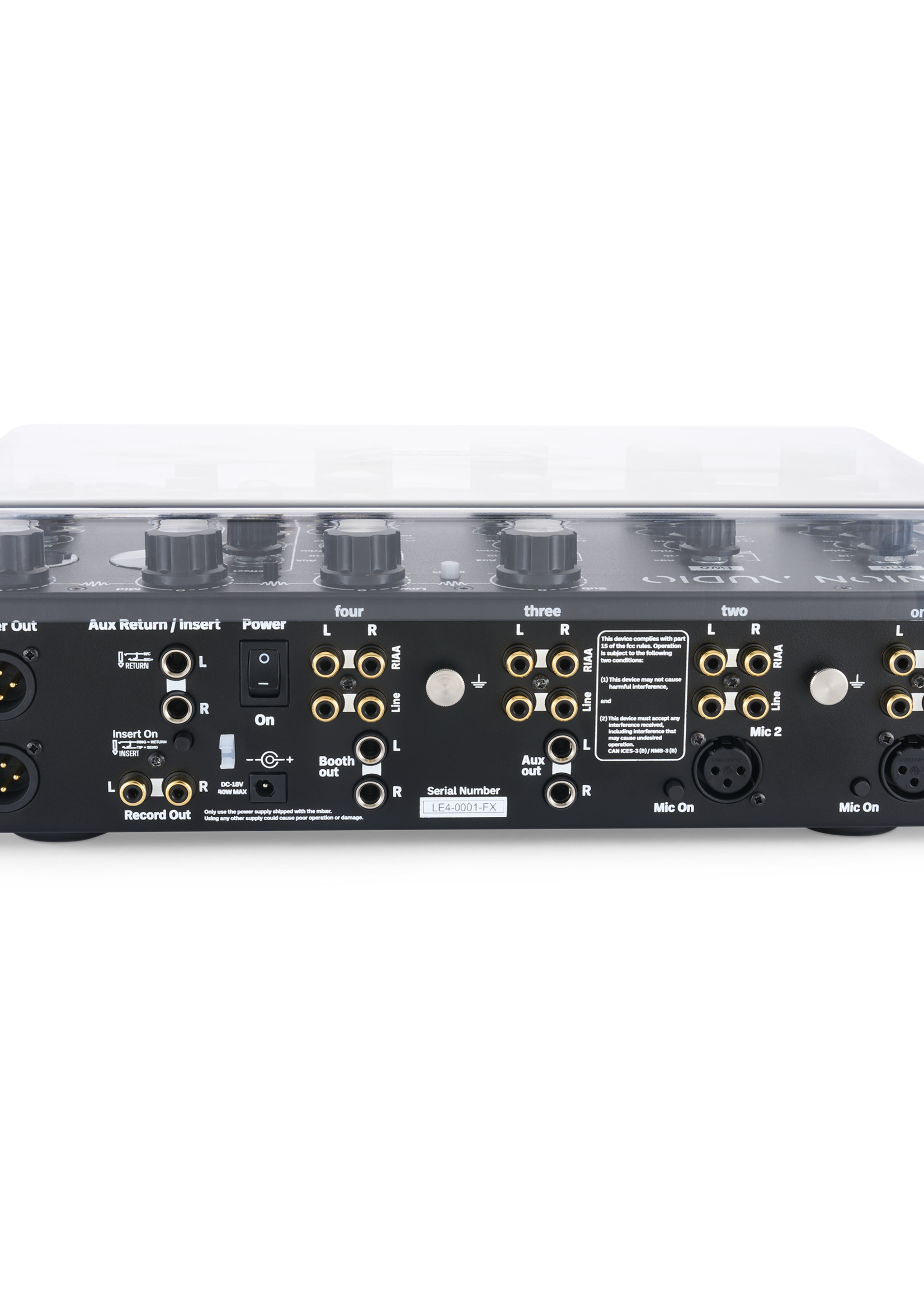 Decksaver Union Audio Orbit.4 LE & Orbit.4 LE FX cover
