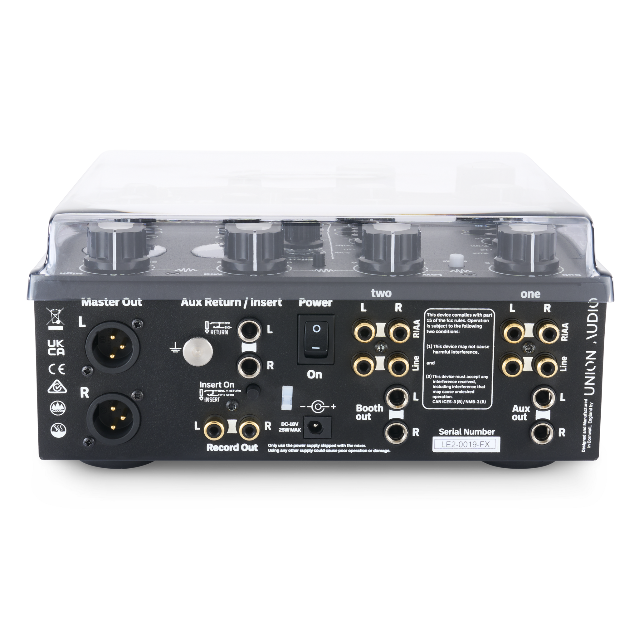 Decksaver Union Audio Orbit.2 LE & Orbit.2 LE FX cover