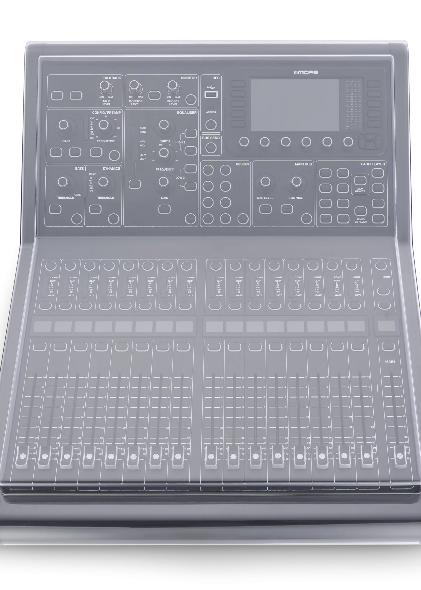 Decksaver MIDAS M32R M32R LIVE COVER