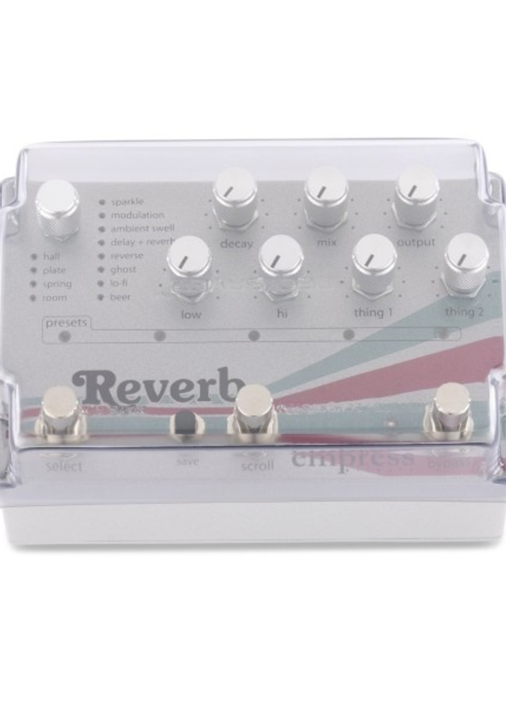 Decksaver Empress Effects Zoia. Echosustem. Reverb Cover