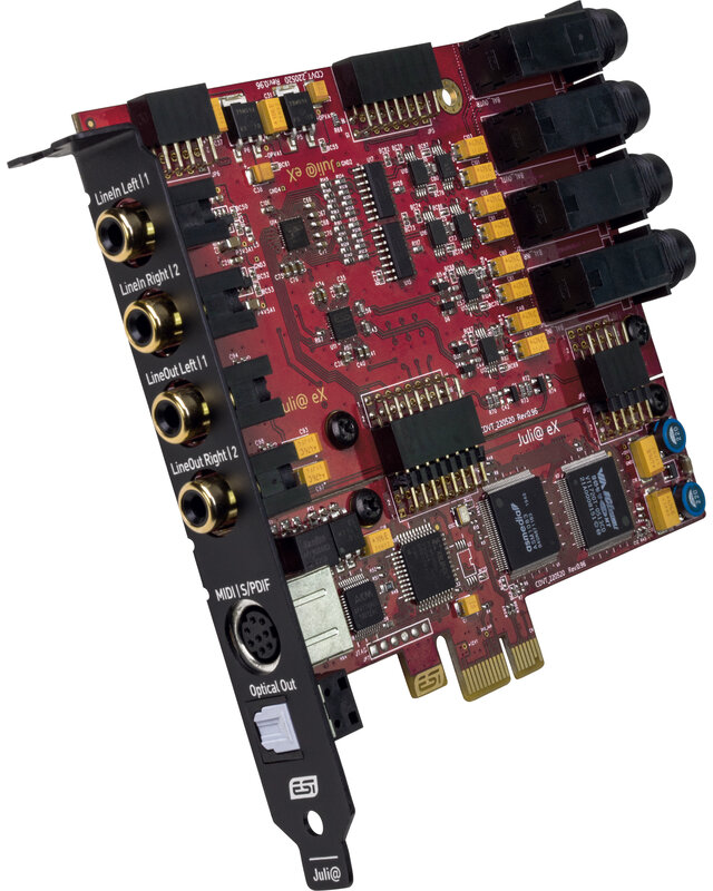 Esi Juli@ eX, PCIe audio interface