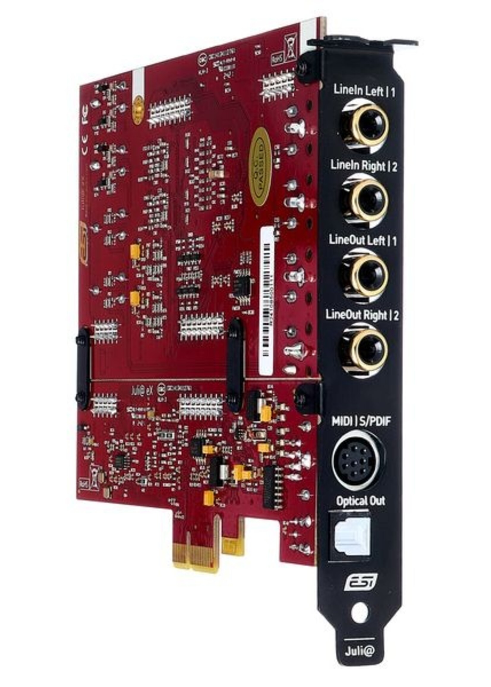 Esi Juli@ eX, PCIe audio interface