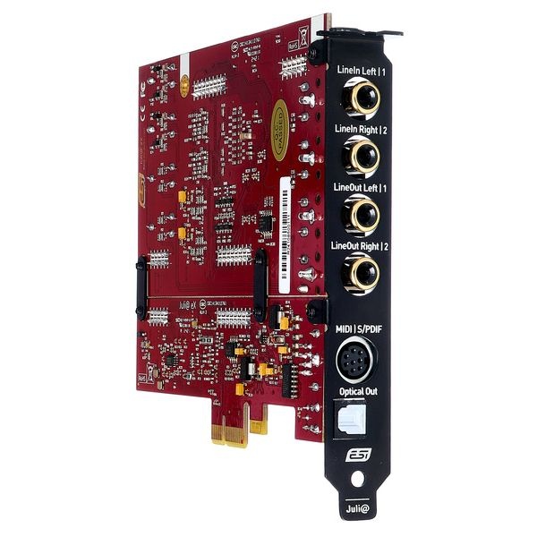 Esi Juli@ eX, PCIe audio interface