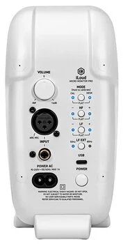 IK Multimedia Loud Micro Monitor Pro White (Single) - Volt Music Store