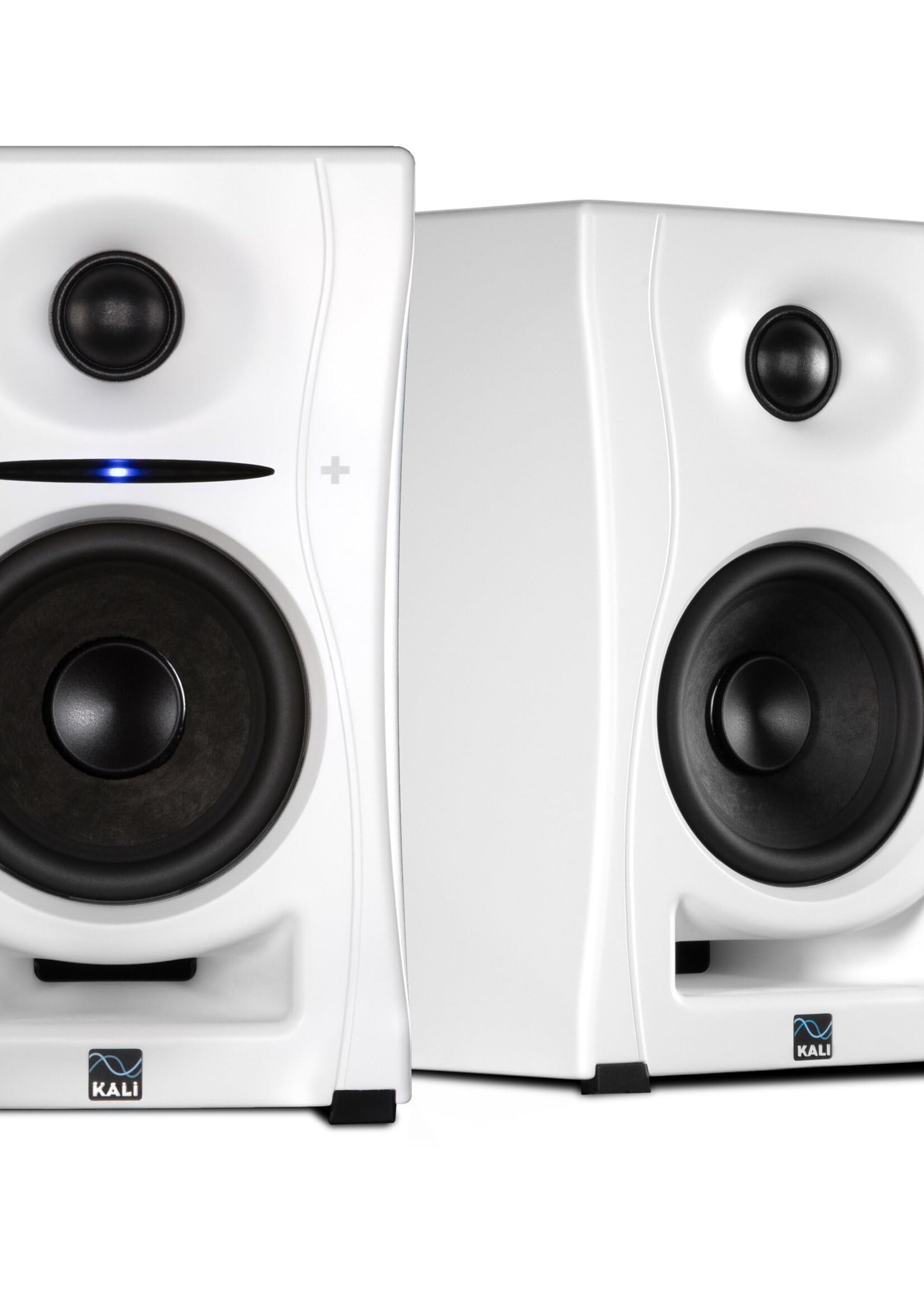 Kali Audio LP-UNF White pair of nearfield monitors