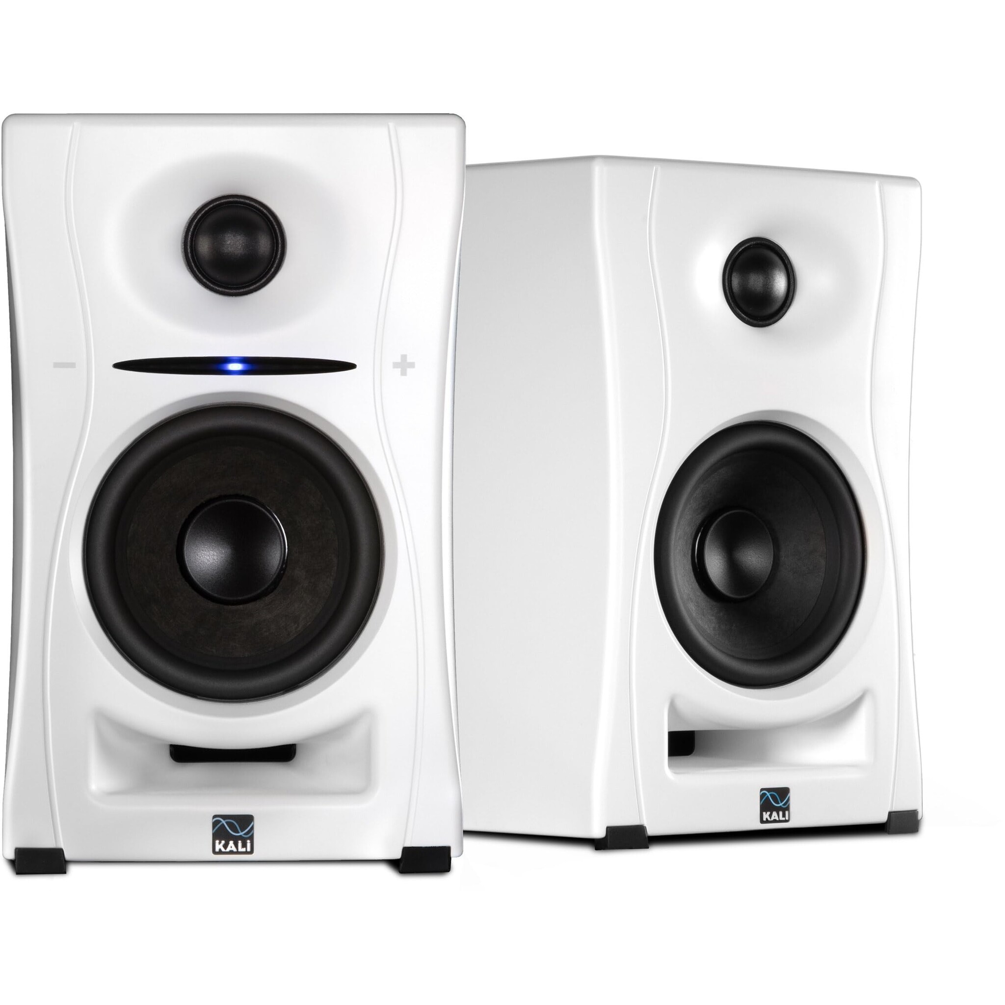 Kali Audio LP-UNF White pair of nearfield monitors