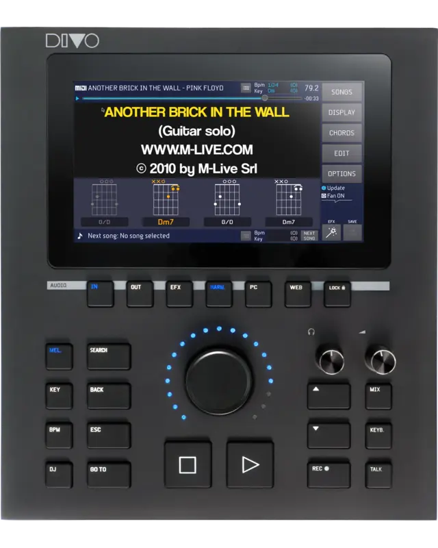 M-live Divo Base 64 GB backing-track player