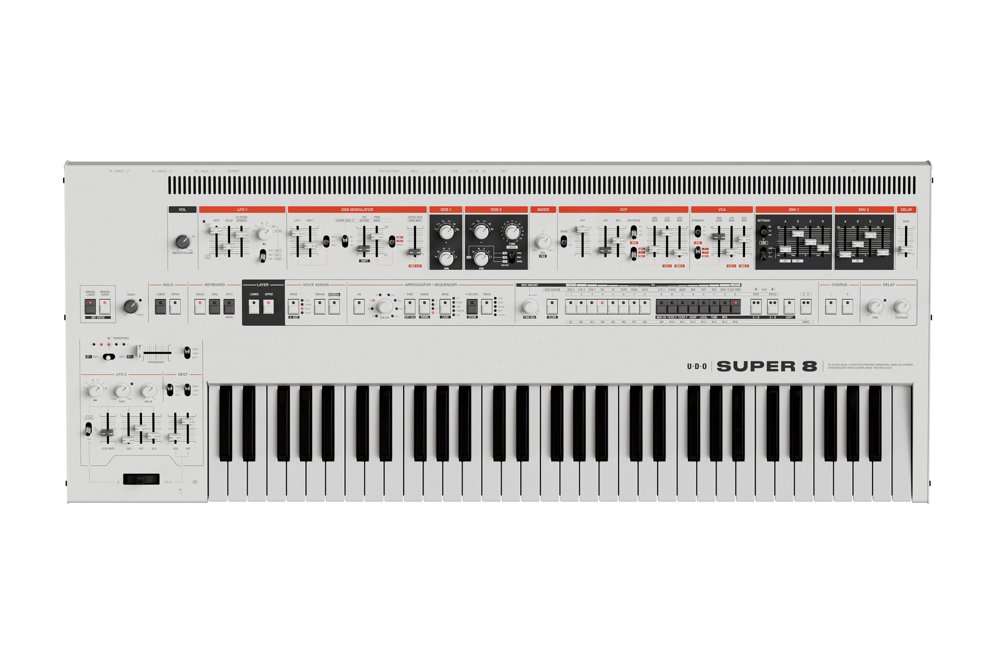 UDO Audio Super 8 Keyboard White