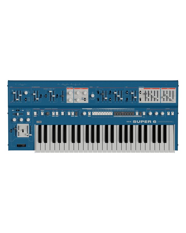 UDO Audio Super 6 ST49 Keyboard Blue
