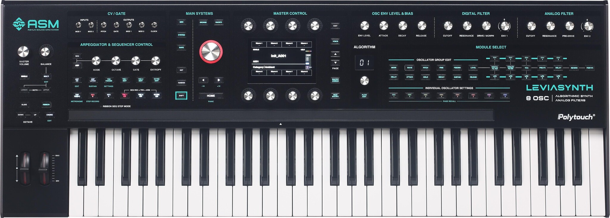 ASM Leviasynth Keyboard