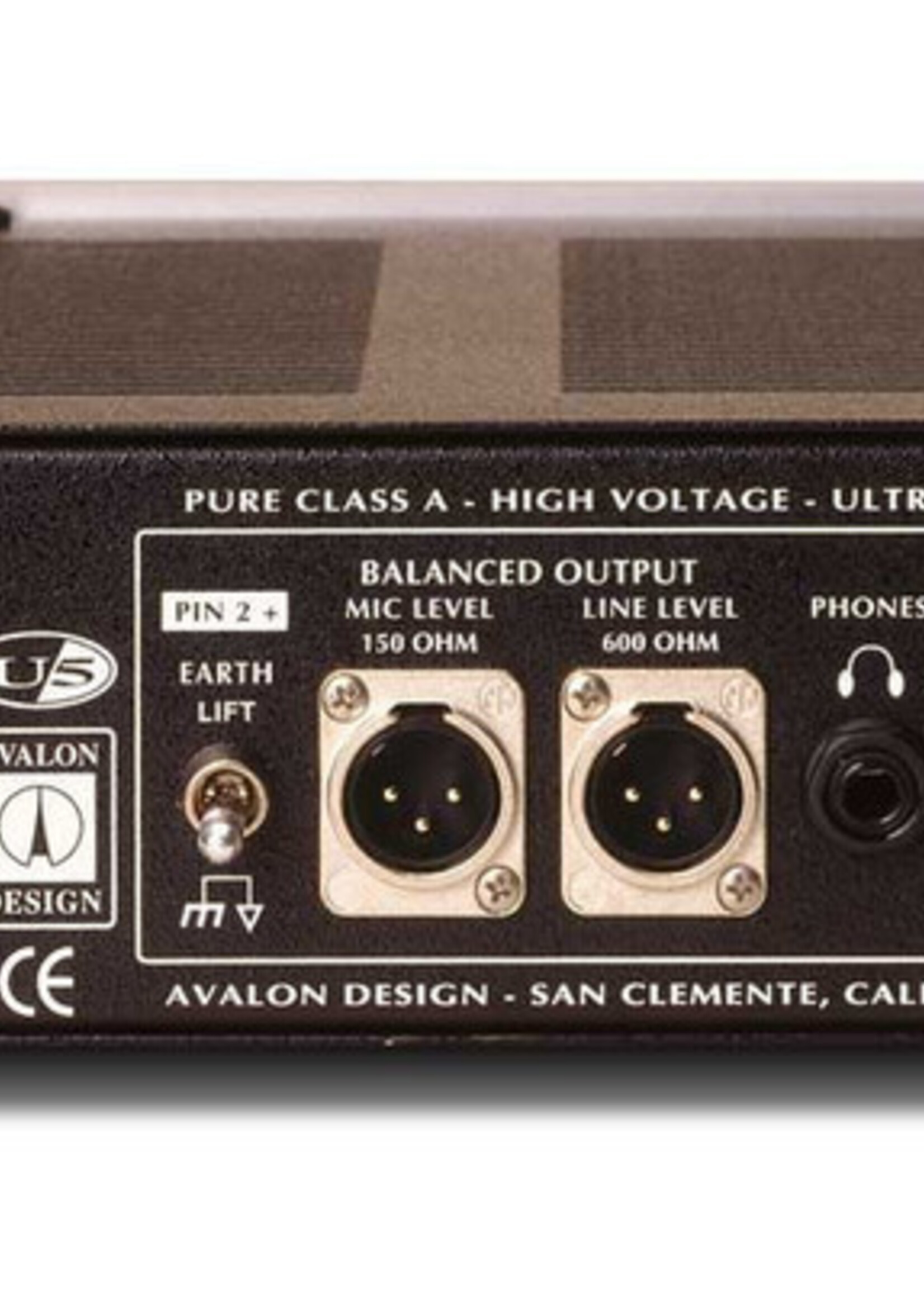 Avalon Design  Mono Instr. D.I - Preamp BLACK
