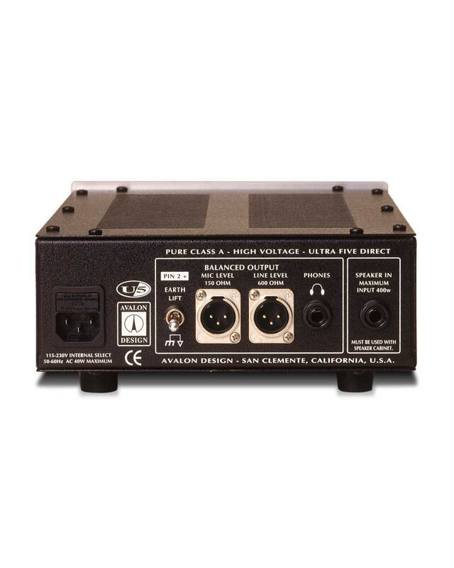 Avalon Design  Mono Instr. D.I - Preamp BLACK