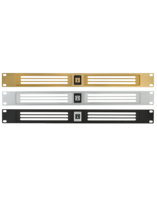 Avalon Design 1 U Ventpanel silver, black or gold