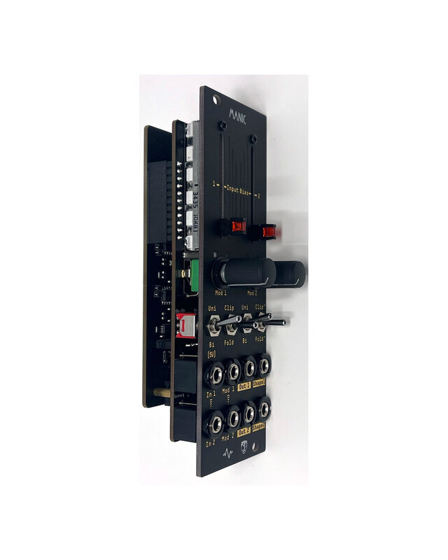 Apollo View & DivKid Manic Stereo Wavefolder/VCA Eurorack Module