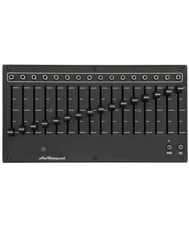 AtoV Project 16n Faderbank MIDI & CV Controller (Black)