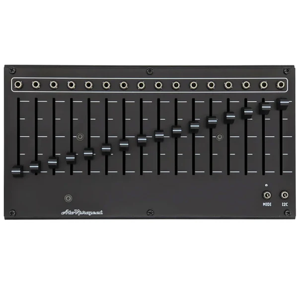 AtoV Project 16n Faderbank MIDI & CV Controller (Black)