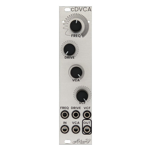AtoV  Project cDVCA Eurorack Waveshaper/VCA/VCF Module (Silver)