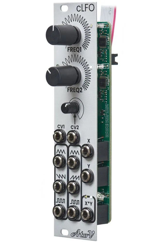 AtoV Project cLFO eurorack LFO module (Silver)