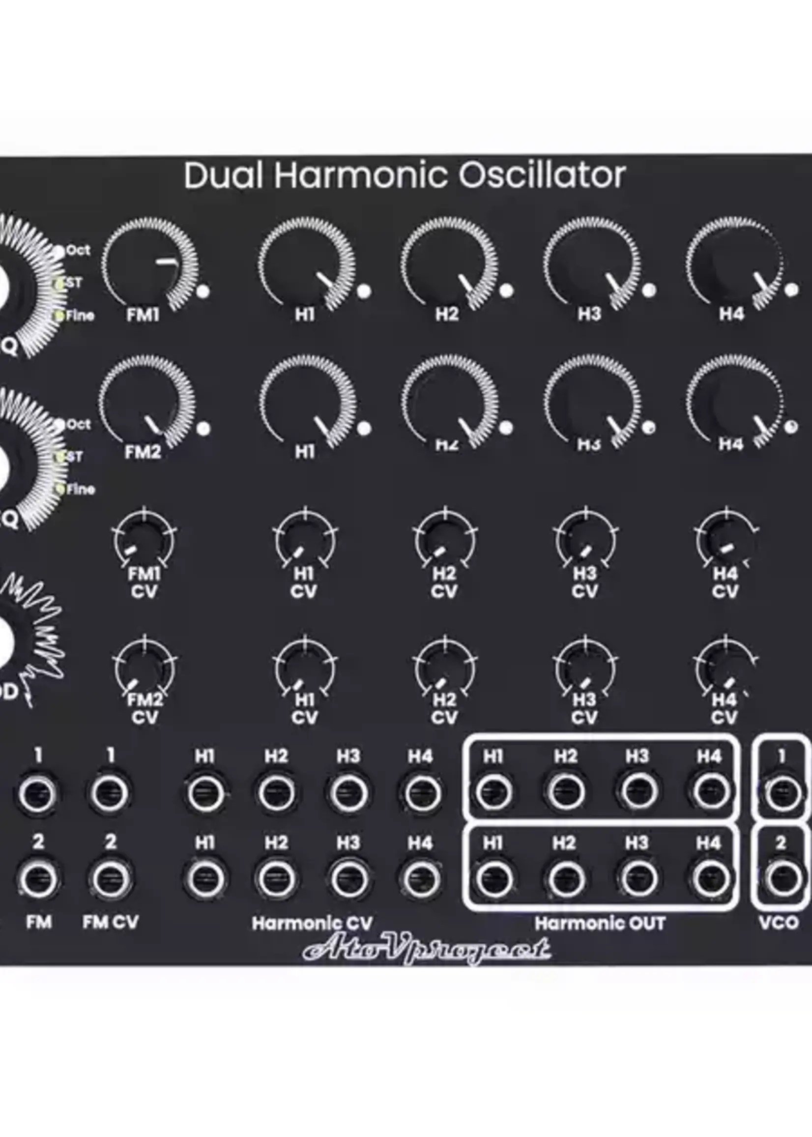 AtoV Project Dual Harmonic Oscillator (Black)