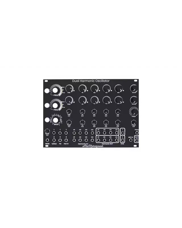 AtoV  Project Dual Harmonic Oscillator (DHO) eurorack oscillator module (Black)