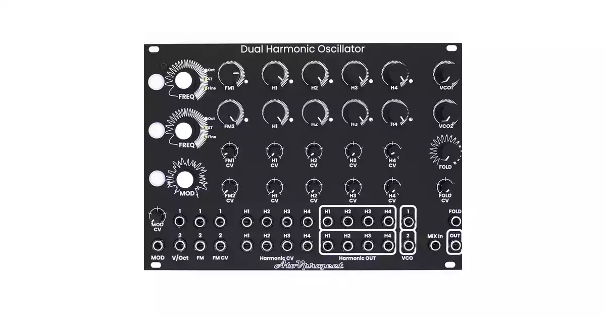 AtoV Project Dual Harmonic Oscillator (Black)
