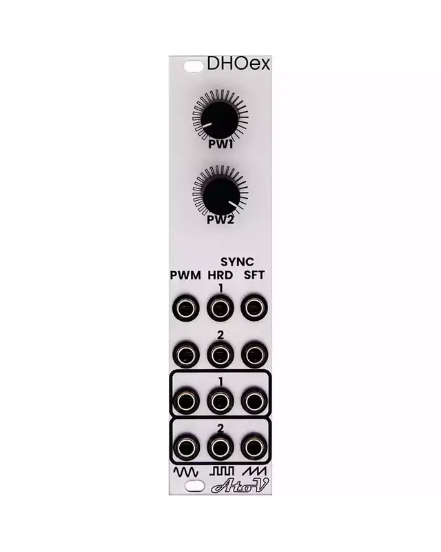 AtoV  Project Dual Harmonic Oscillator (DHO) eurorack oscillator module (Silver)