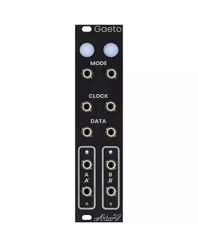 AtoV  Project Gaeto Eurorack Clocked Logic Module (Black)