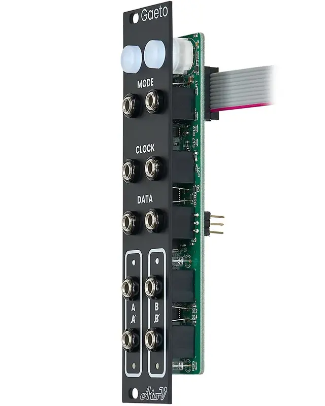 AtoV  Project Gaeto Eurorack Clocked Logic Module (Black)