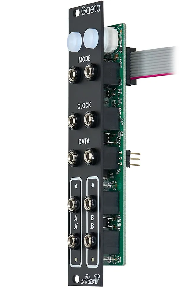 AtoV  Project Gaeto Eurorack Clocked Logic Module (Black)
